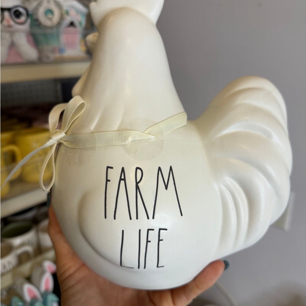 Rae Dunn Ceramic Rooster - Farm Life